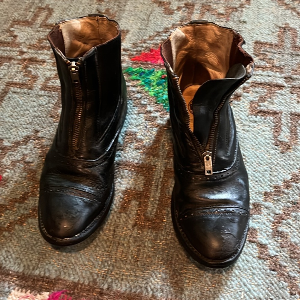 CM Hadfield's black paddock boots 6.5